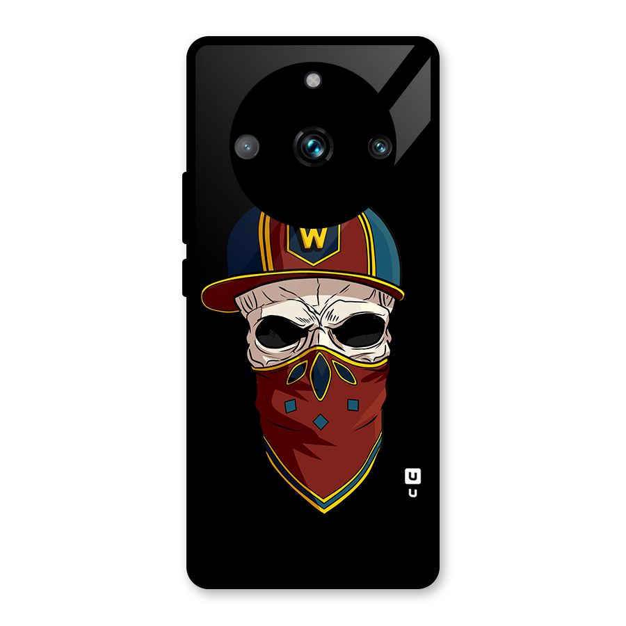 Cool Skull Mask Cap Glass Back Case for Realme Narzo 60 Pro