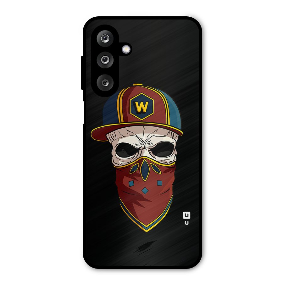 Cool Skull Mask Cap Metal Back Case for Galaxy M36