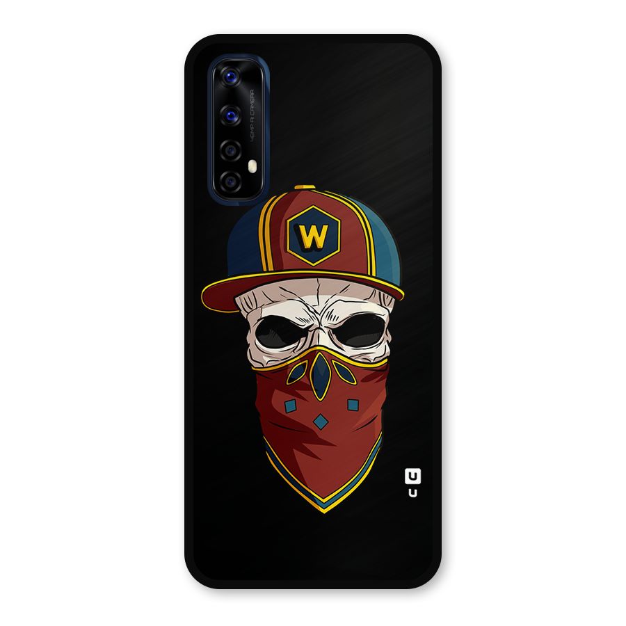 Cool Skull Mask Cap Metal Back Case for Realme Narzo 20 Pro