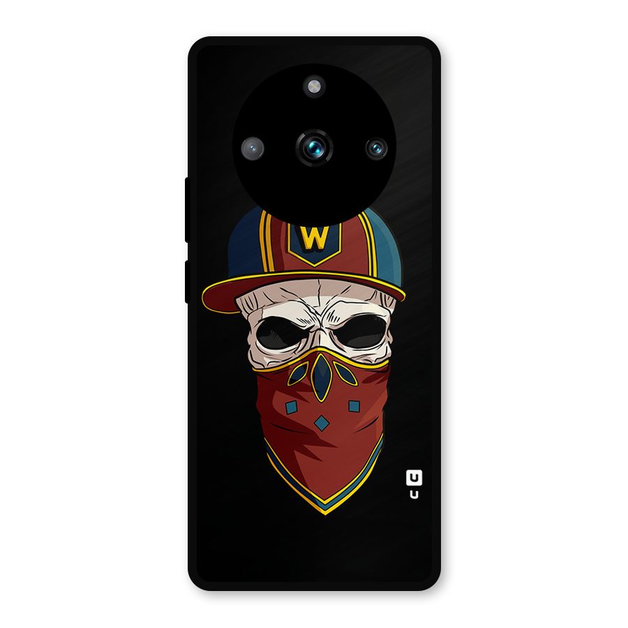 Cool Skull Mask Cap Metal Back Case for Realme Narzo 60 Pro