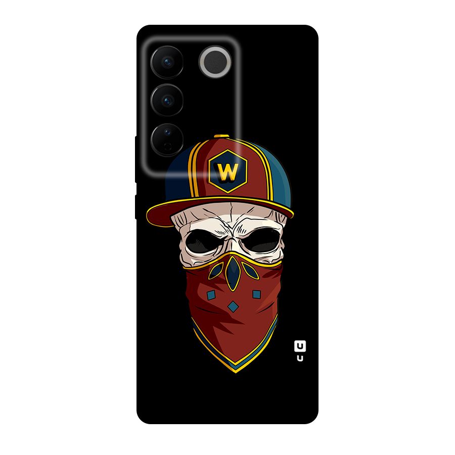 Cool Skull Mask Cap Original Polycarbonate Back Case for Vivo V27