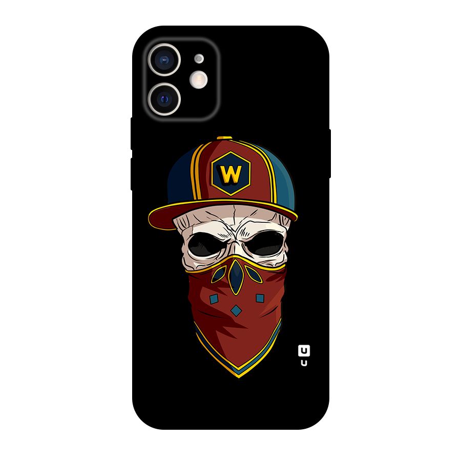 Cool Skull Mask Cap Original Polycarbonate Back Case for iPhone 12