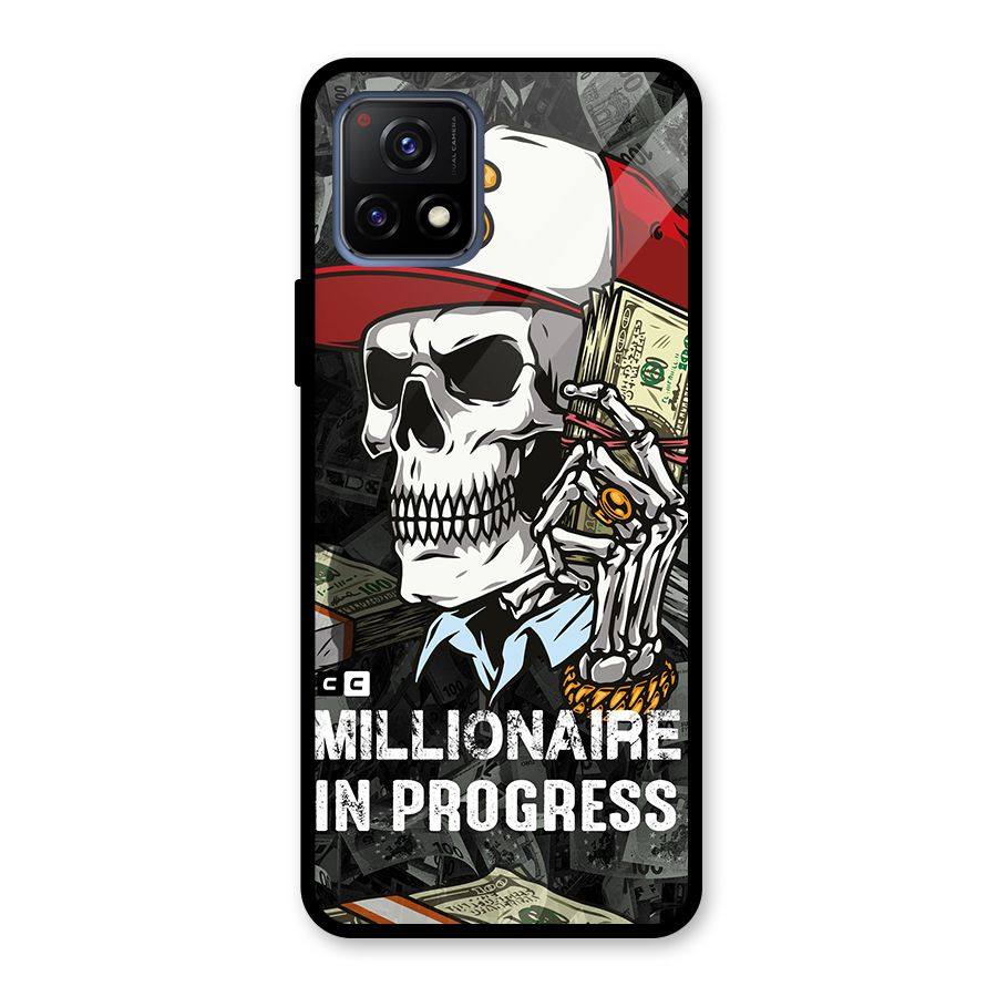 Cool Skull Millionaire In Progress Glass Back Case for Vivo Y72 5G