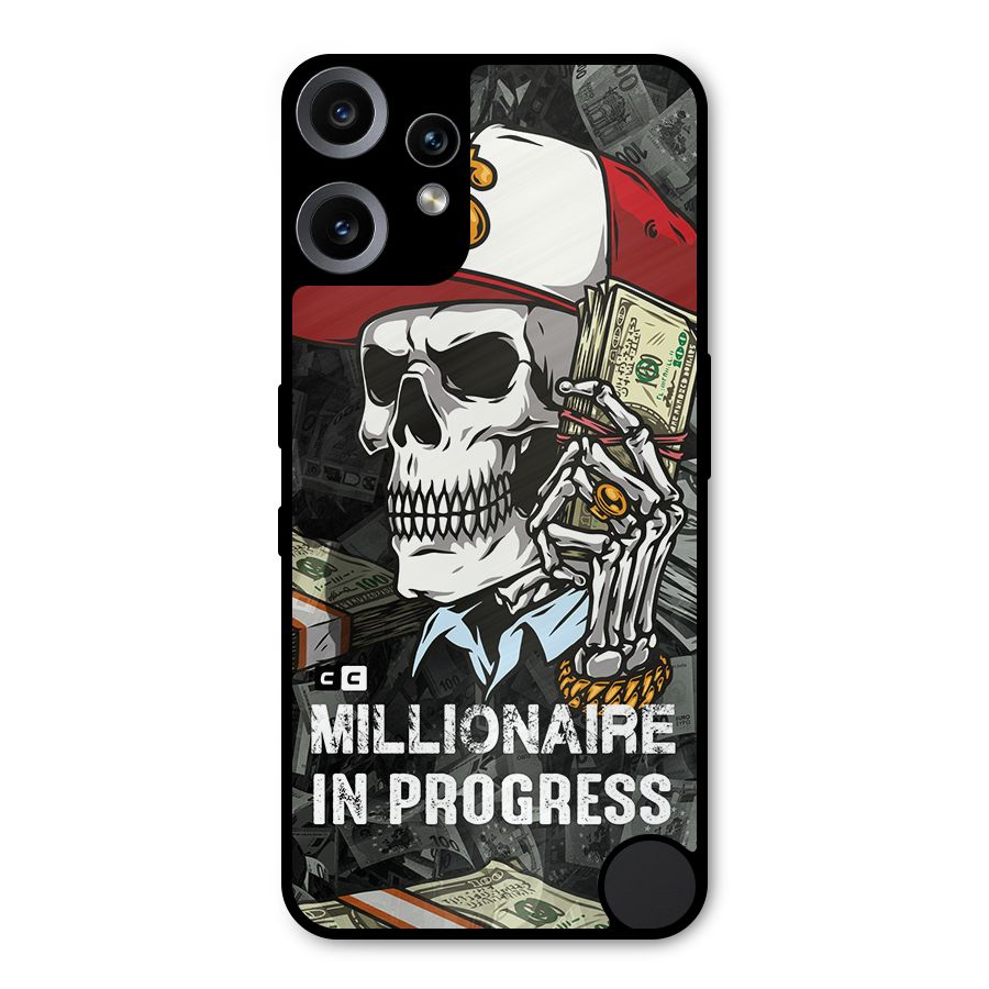 Cool Skull Millionaire In Progress Metal Back Case for Nothing CMF Phone 2 Pro