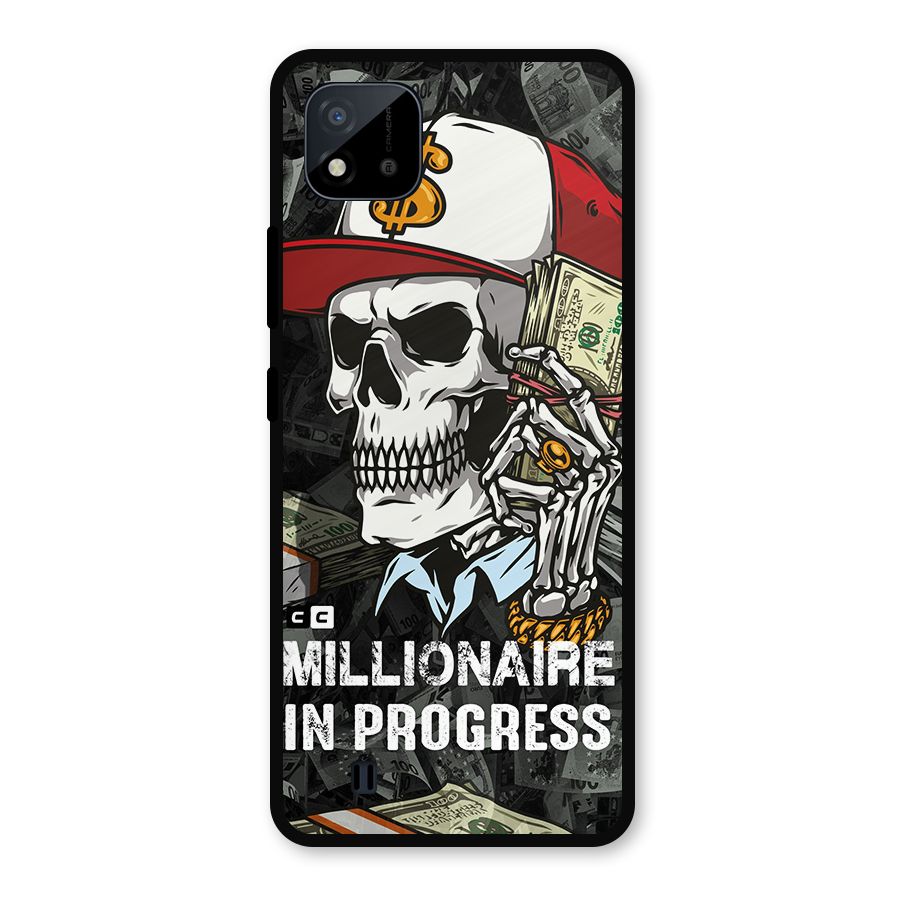 Cool Skull Millionaire In Progress Metal Back Case for Realme C11 2021