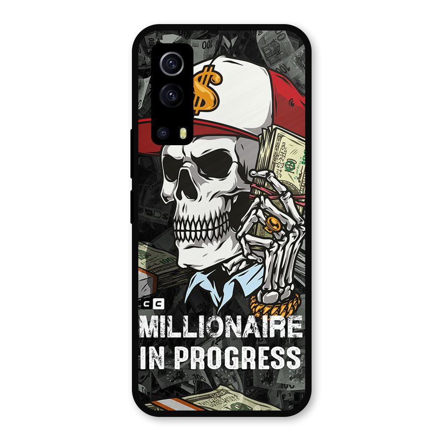 Cool Skull Millionaire In Progress Metal Back Case for iQOO Z3