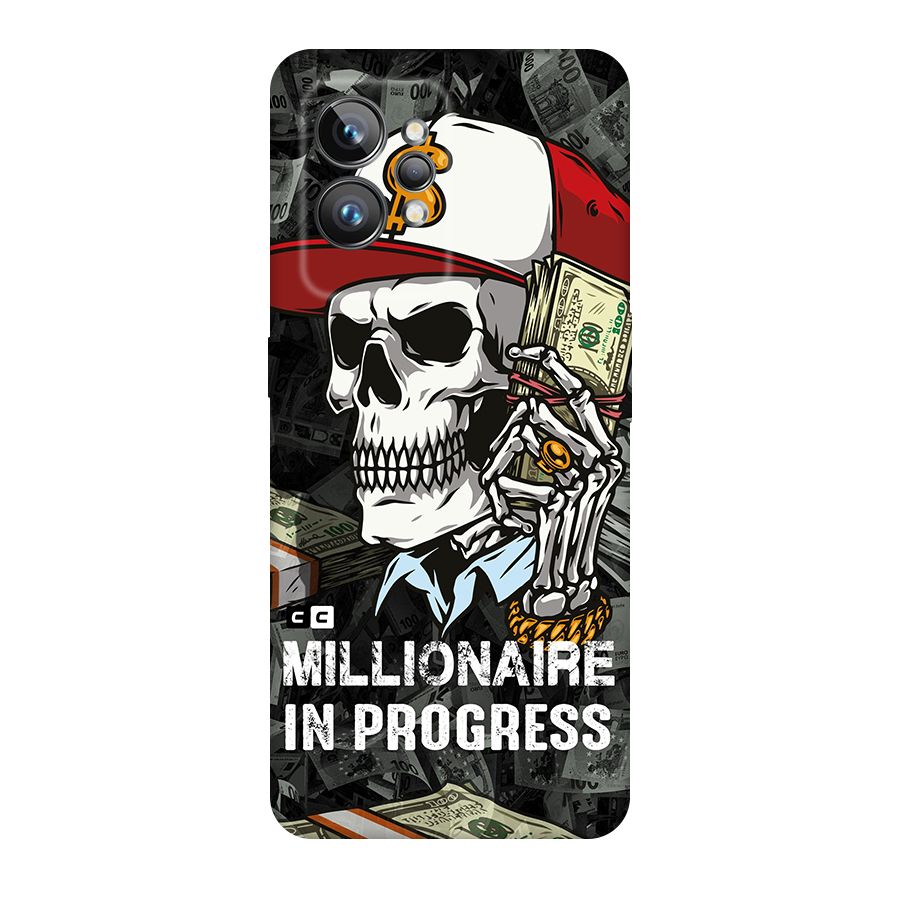 Cool Skull Millionaire In Progress Original Polycarbonate Back Case for Realme GT2 Pro