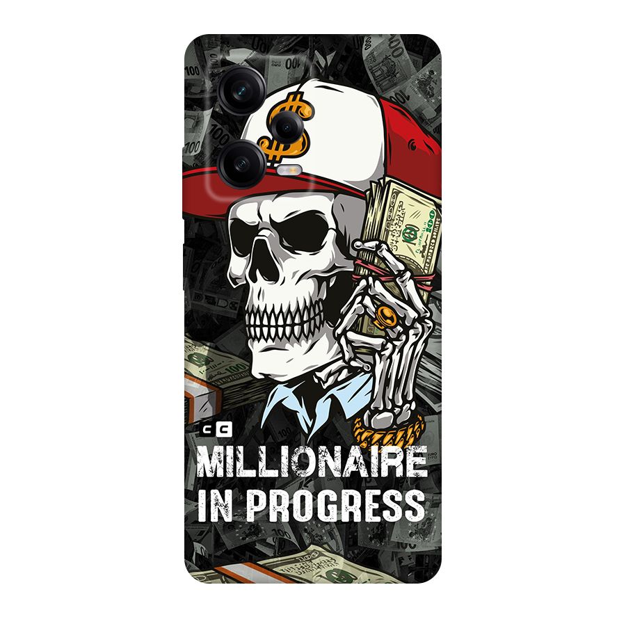 Cool Skull Millionaire In Progress Original Polycarbonate Back Case for Redmi Note 12 Pro