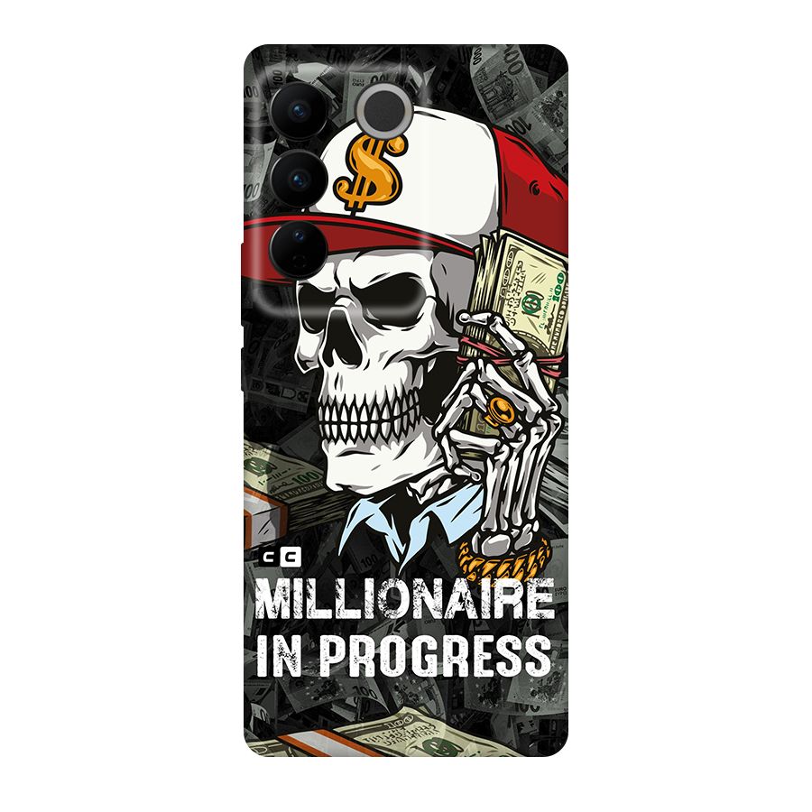 Cool Skull Millionaire In Progress Original Polycarbonate Back Case for Vivo V27
