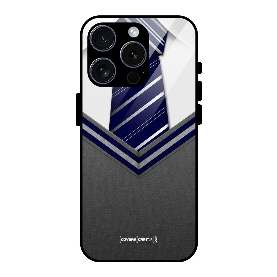 Cool Sweater Glass Back Case for iPhone 15 Pro
