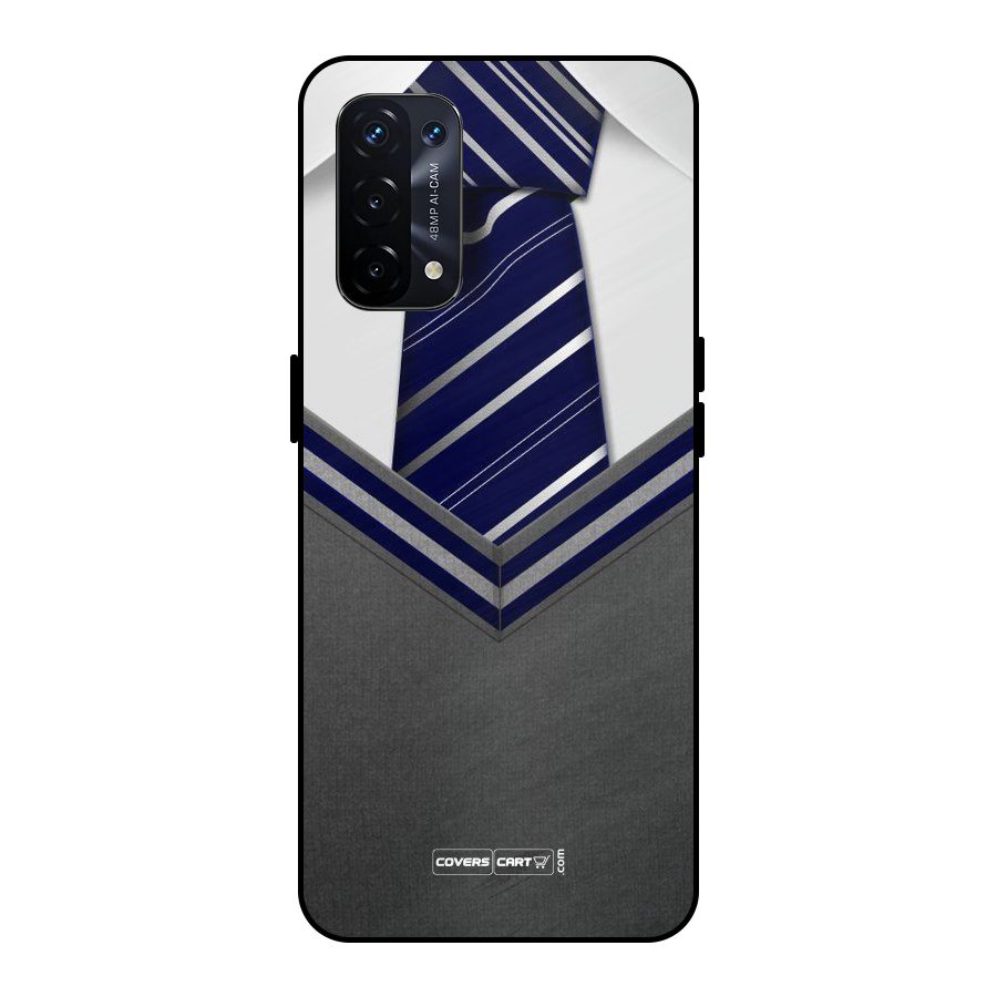 Cool Sweater Metal Back Case for Oppo A74 5G