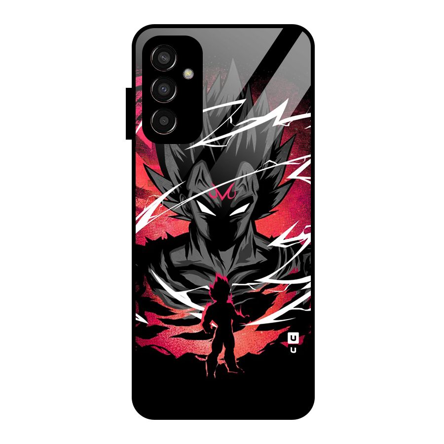 Cool Vegeta Glass Back Case for Galaxy F13