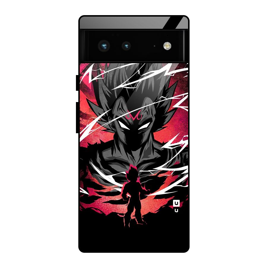 Cool Vegeta Glass Back Case for Google Pixel 6