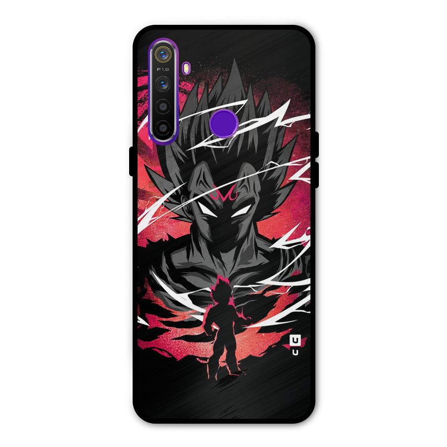 Cool Vegeta Glass Back Case for Realme 5s