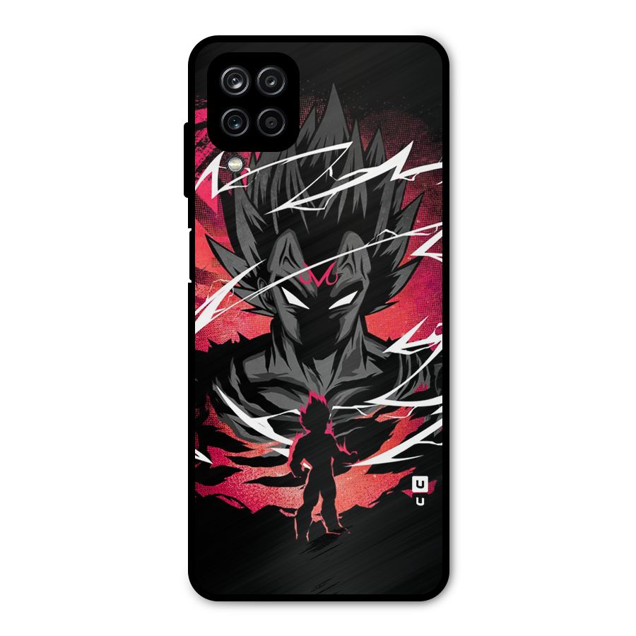 Cool Vegeta Metal Back Case for Galaxy A12