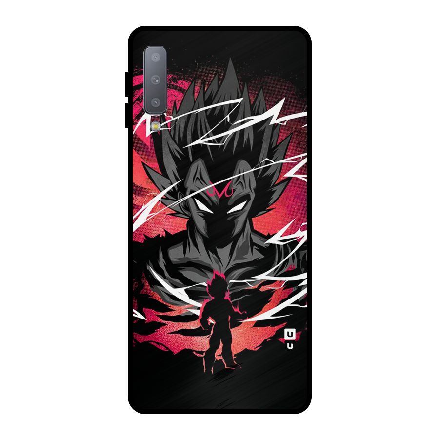 Cool Vegeta Metal Back Case for Galaxy A7 (2018)