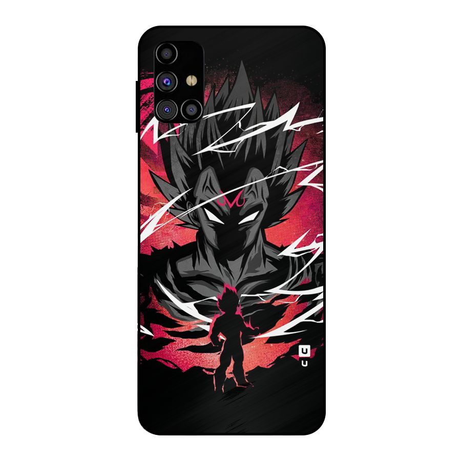 Cool Vegeta Metal Back Case for Galaxy M31s