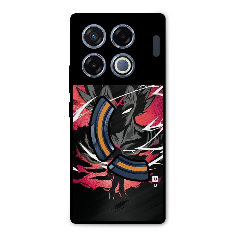 Cool Vegeta Metal Back Case for Infinix GT 20 Pro