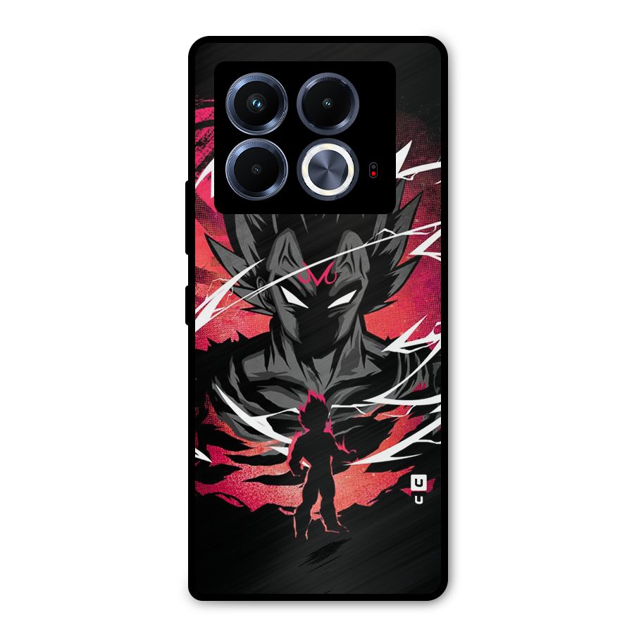 Cool Vegeta Metal Back Case for Infinix Note 40 5G
