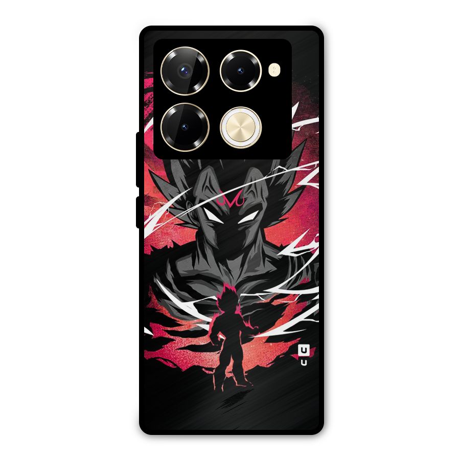 Cool Vegeta Metal Back Case for Infinix Note 40 Pro Plus