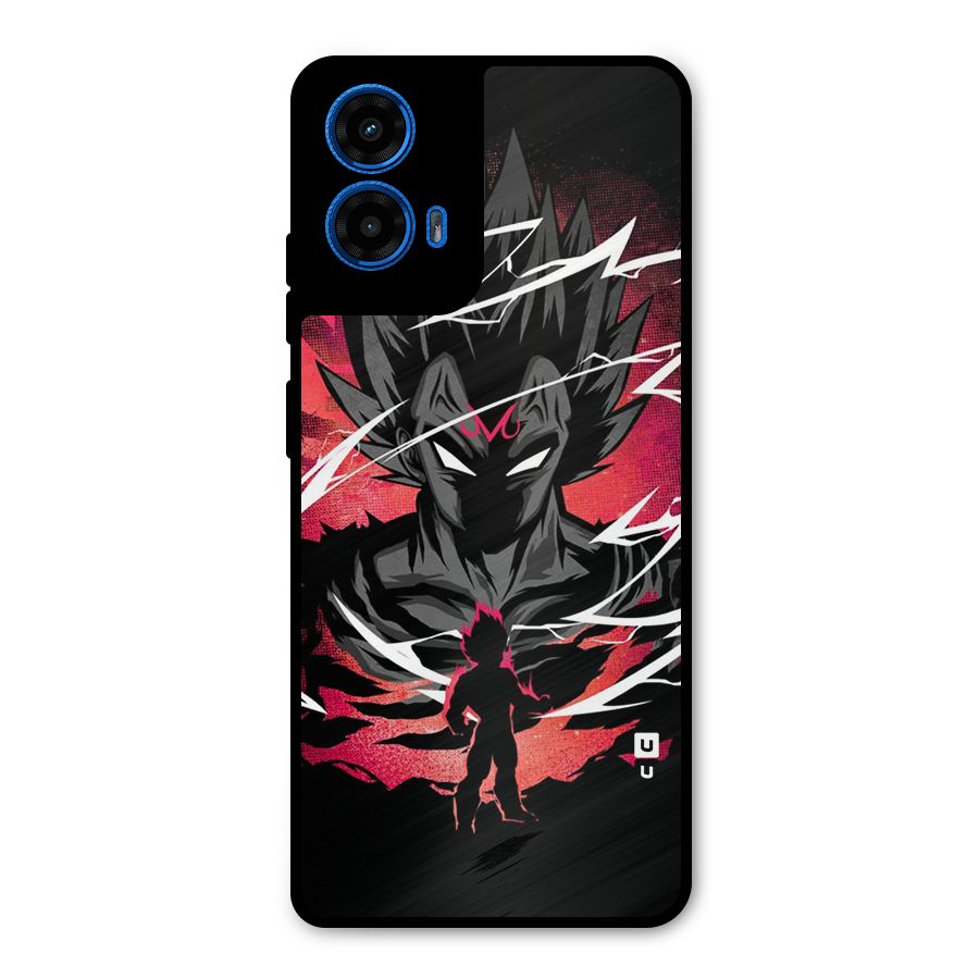 Cool Vegeta Metal Back Case for Moto G45