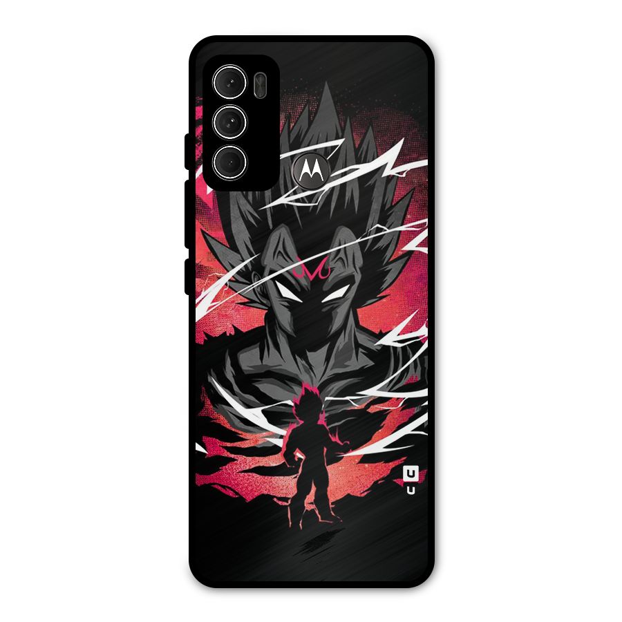 Cool Vegeta Metal Back Case for Moto G60