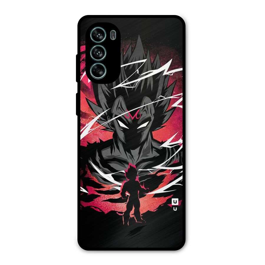 Cool Vegeta Metal Back Case for Moto G62