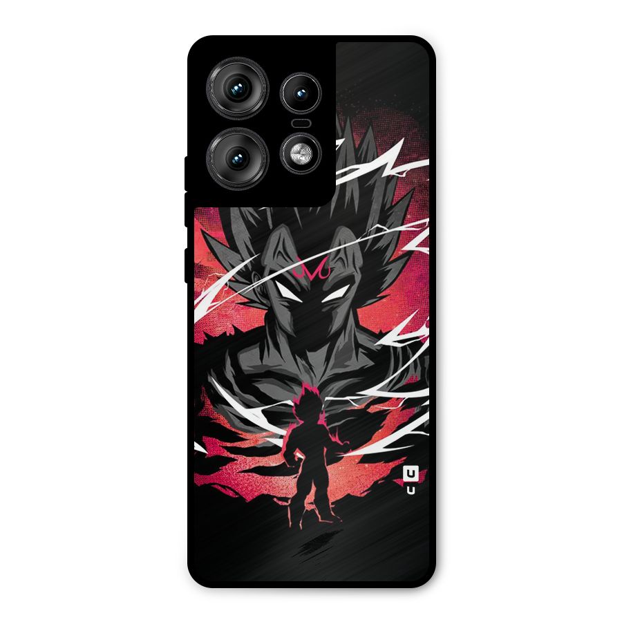 Cool Vegeta Metal Back Case for Motorola Edge 50 Pro