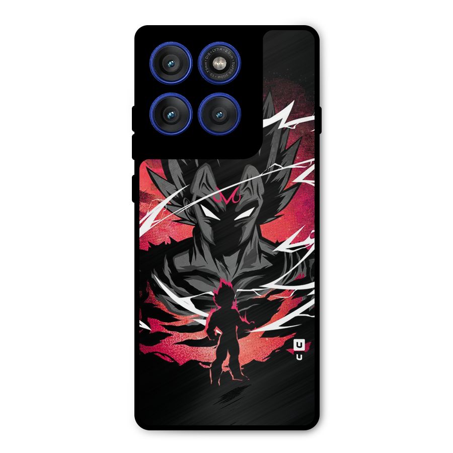 Cool Vegeta Metal Back Case for Motorola Edge 60 Pro