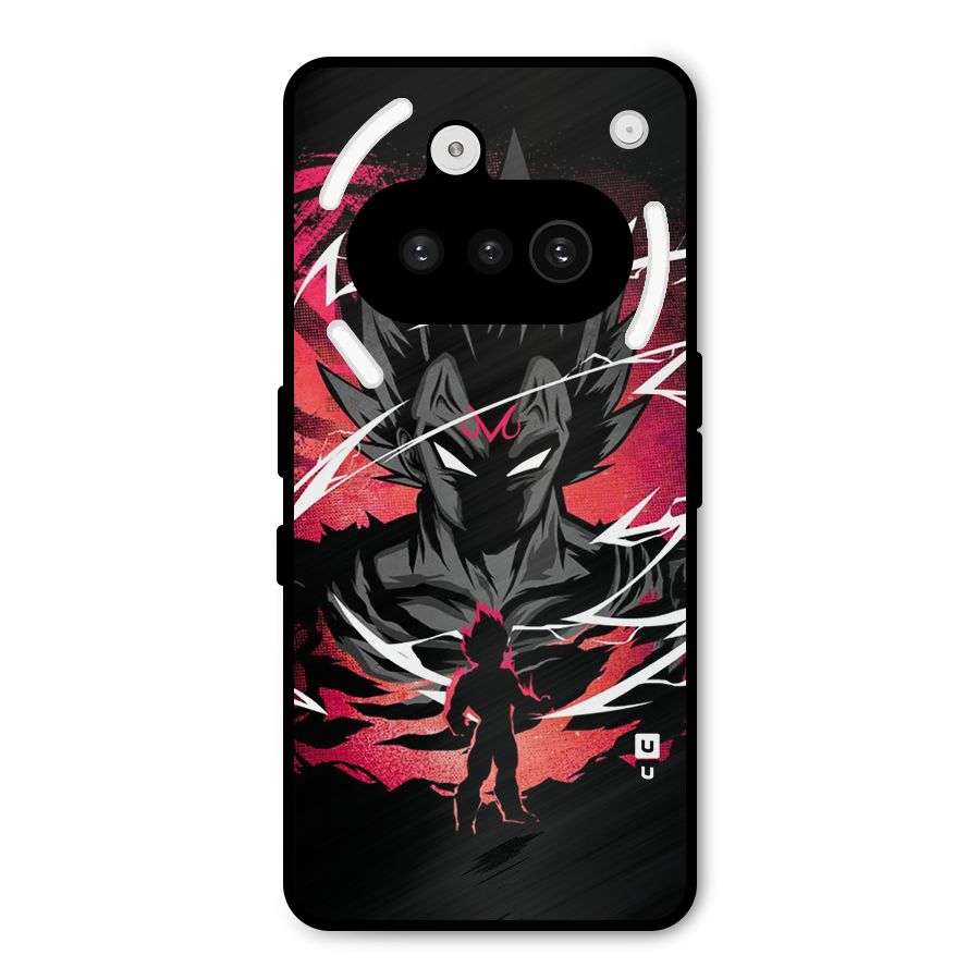 Cool Vegeta Metal Back Case for Nothing Phone 3a