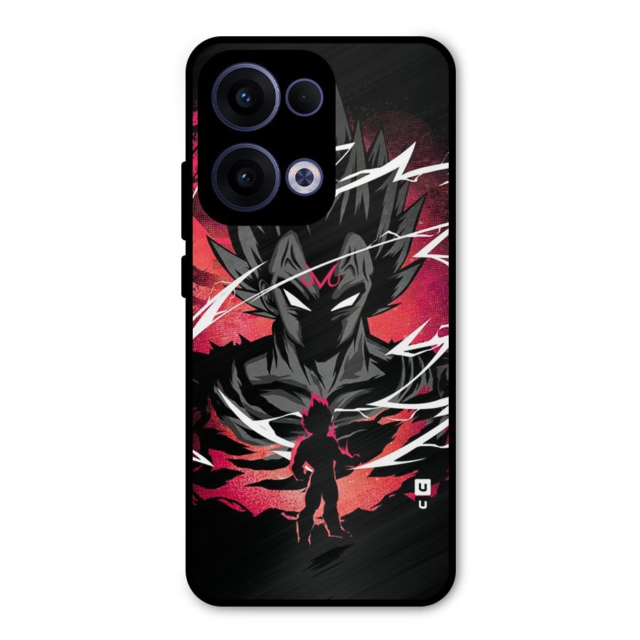 Cool Vegeta Metal Back Case for Oppo Reno13