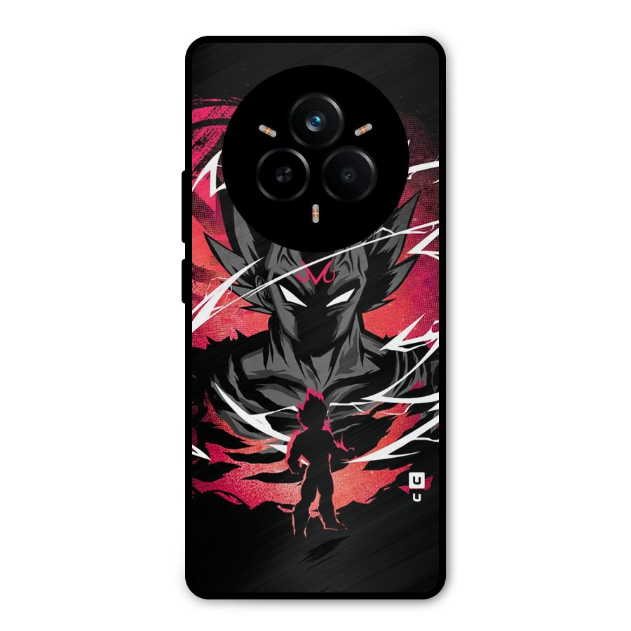 Cool Vegeta Metal Back Case for Realme 14 Pro