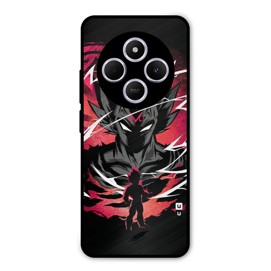 Cool Vegeta Metal Back Case for Redmi A4
