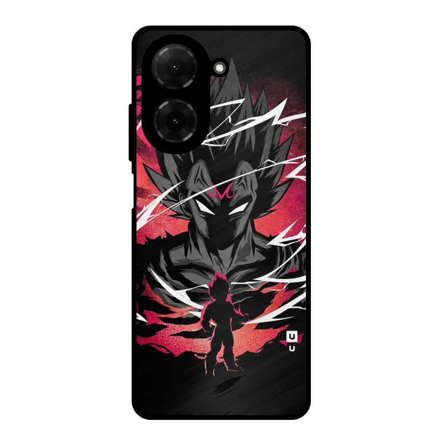 Cool Vegeta Metal Back Case for Redmi A5 4G