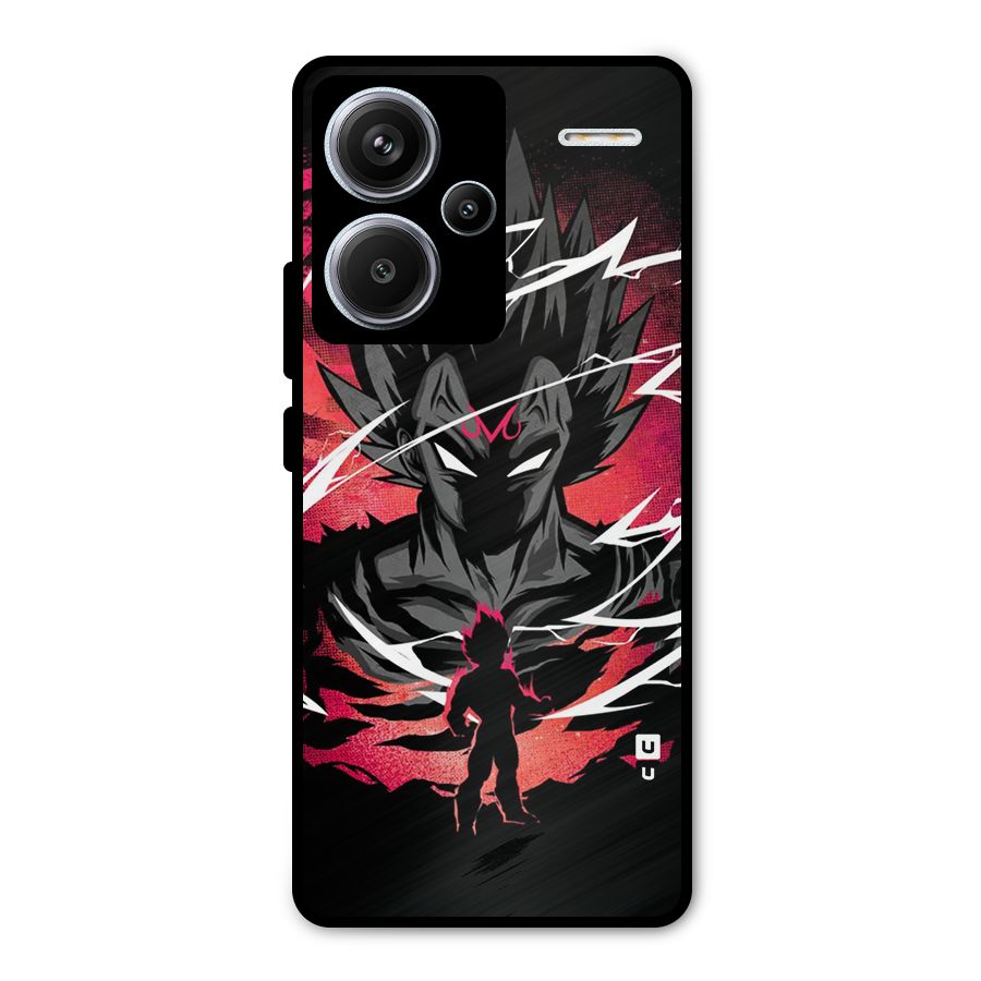 Cool Vegeta Metal Back Case for Redmi Note 13 Pro Plus