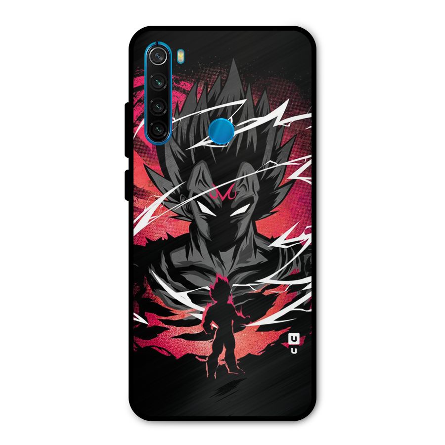 Cool Vegeta Metal Back Case for Redmi Note 8