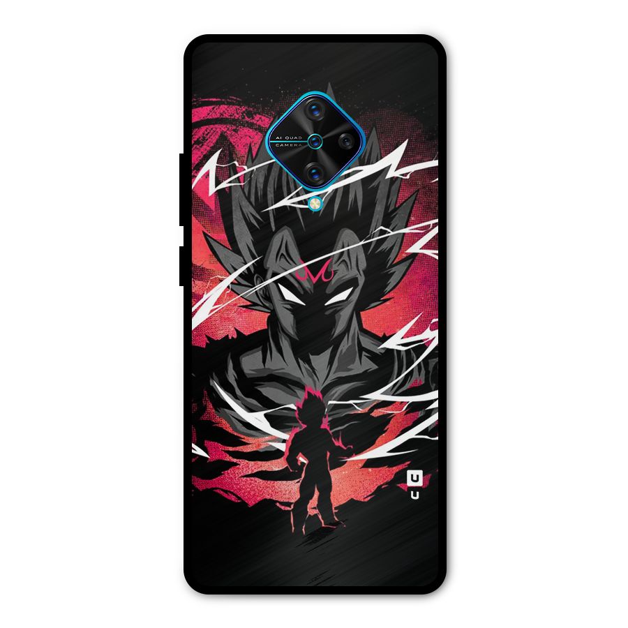 Cool Vegeta Metal Back Case for Vivo S1 Pro