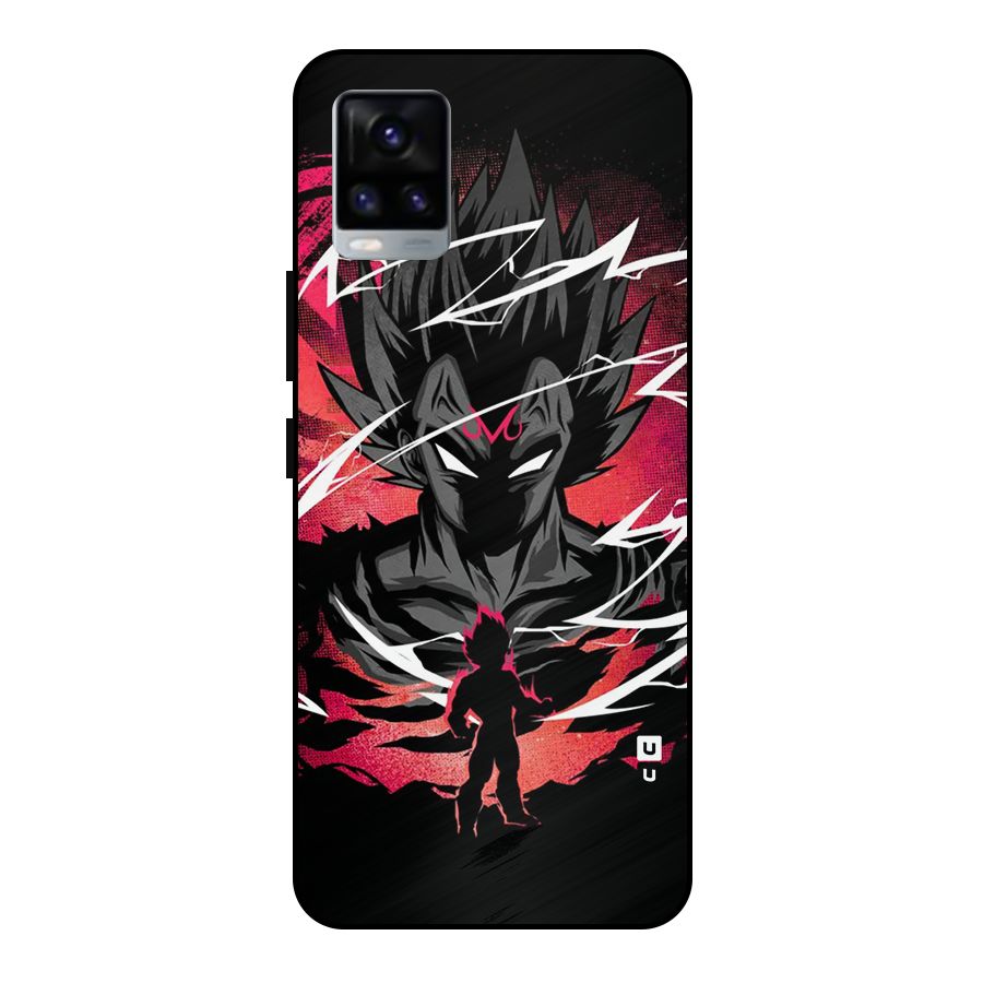 Cool Vegeta Metal Back Case for Vivo V20 2021