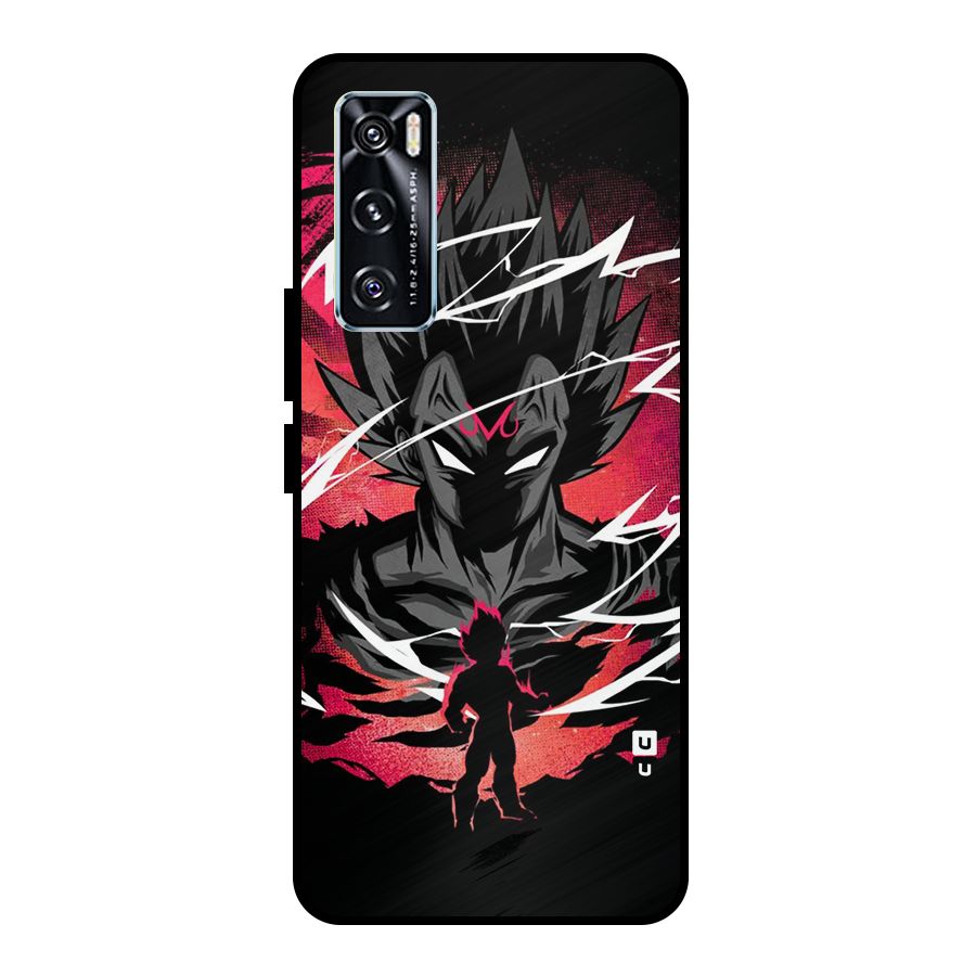 Cool Vegeta Metal Back Case for Vivo V20 SE