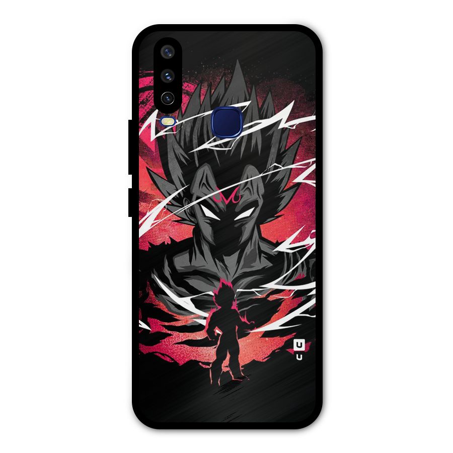 Cool Vegeta Metal Back Case for Vivo Y15