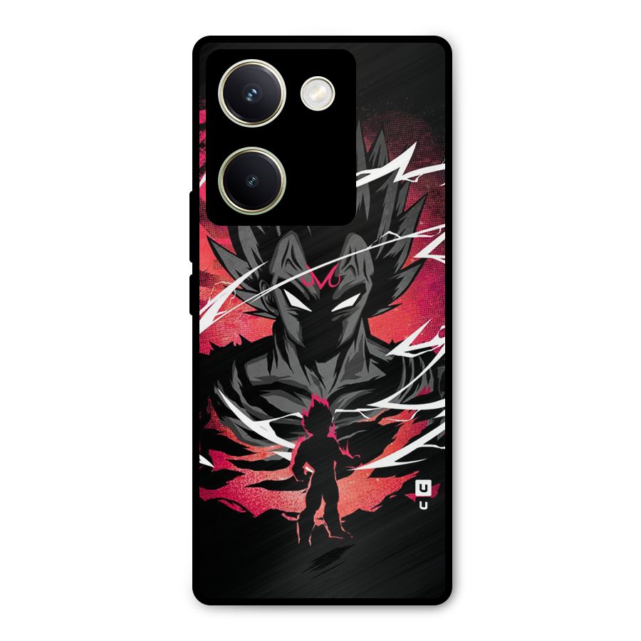 Cool Vegeta Metal Back Case for Vivo Y200 Pro