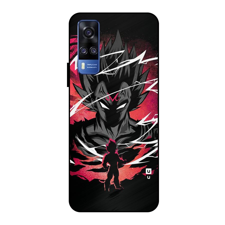 Cool Vegeta Metal Back Case for Vivo Y51