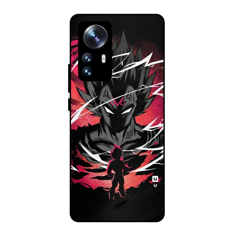 Cool Vegeta Metal Back Case for Xiaomi 12 Pro