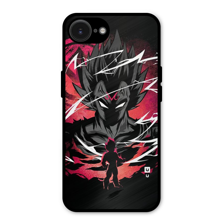 Cool Vegeta Metal Back Case for iPhone 16e