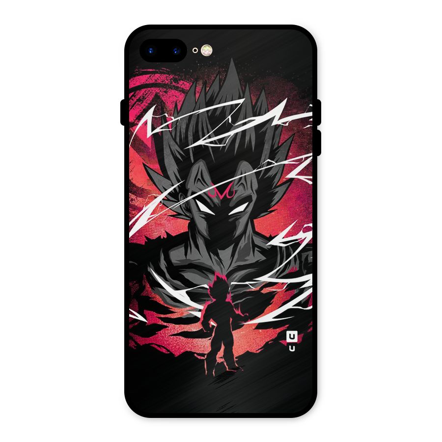 Cool Vegeta Metal Back Case for iPhone 8 Plus