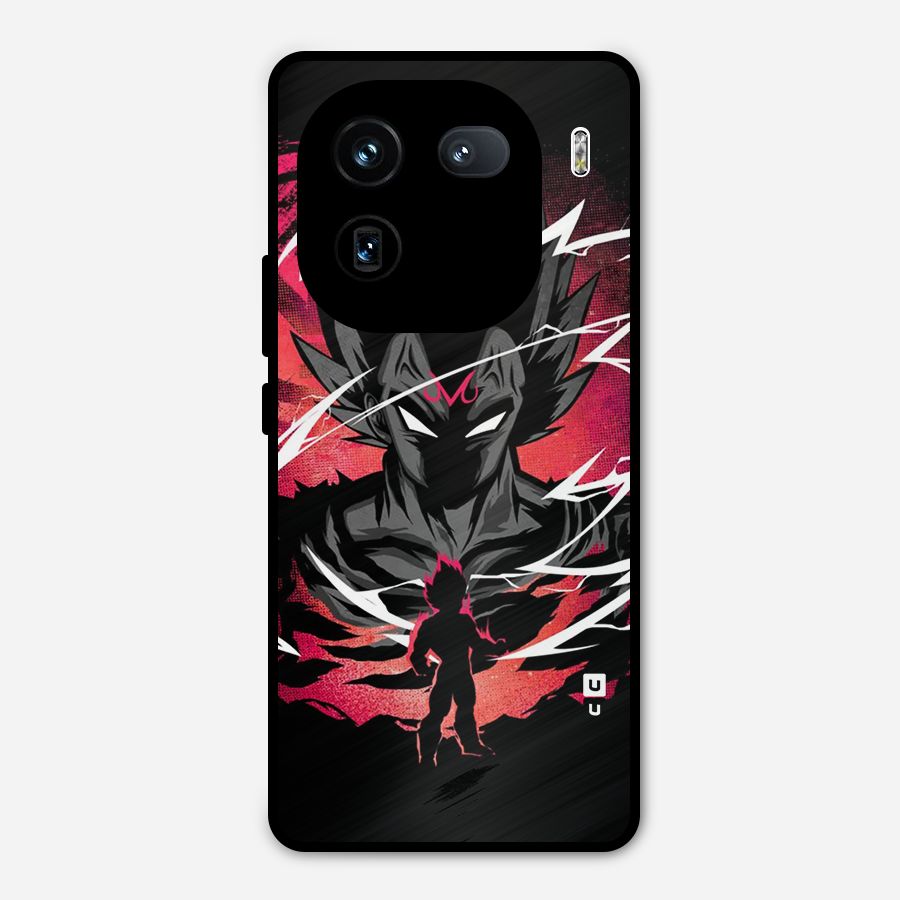 Cool Vegeta Metal Back Case for iQOO 12