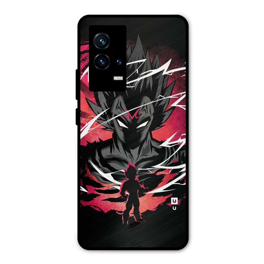 Cool Vegeta Metal Back Case for iQOO 9 5G