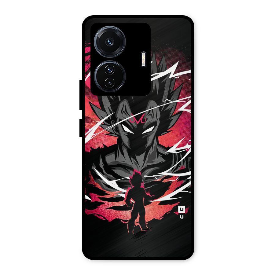 Cool Vegeta Metal Back Case for iQOO Z6