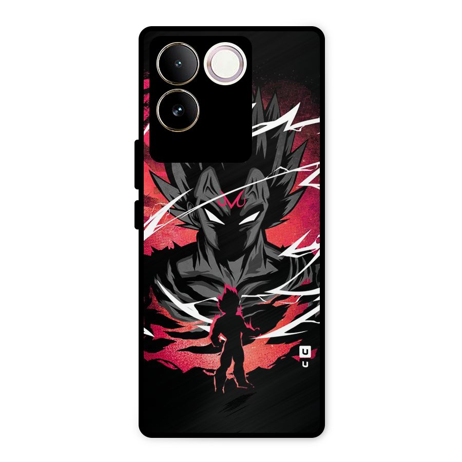 Cool Vegeta Metal Back Case for iQOO Z7 Pro
