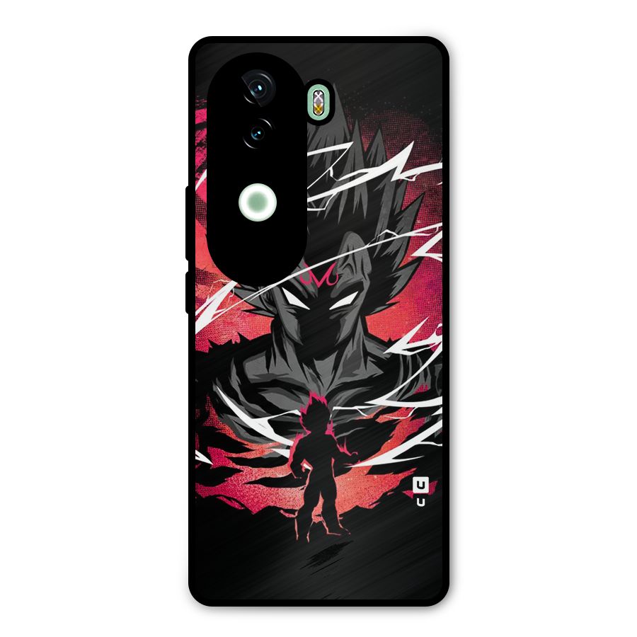 Cool Vegeta Metal Back Case for iQOO Z9s